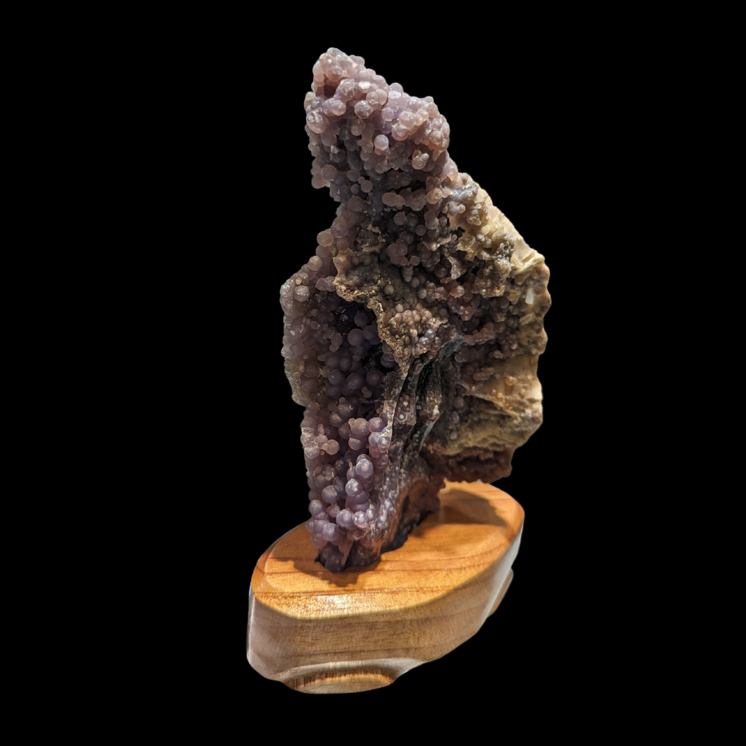 Grape Agate skull Carving