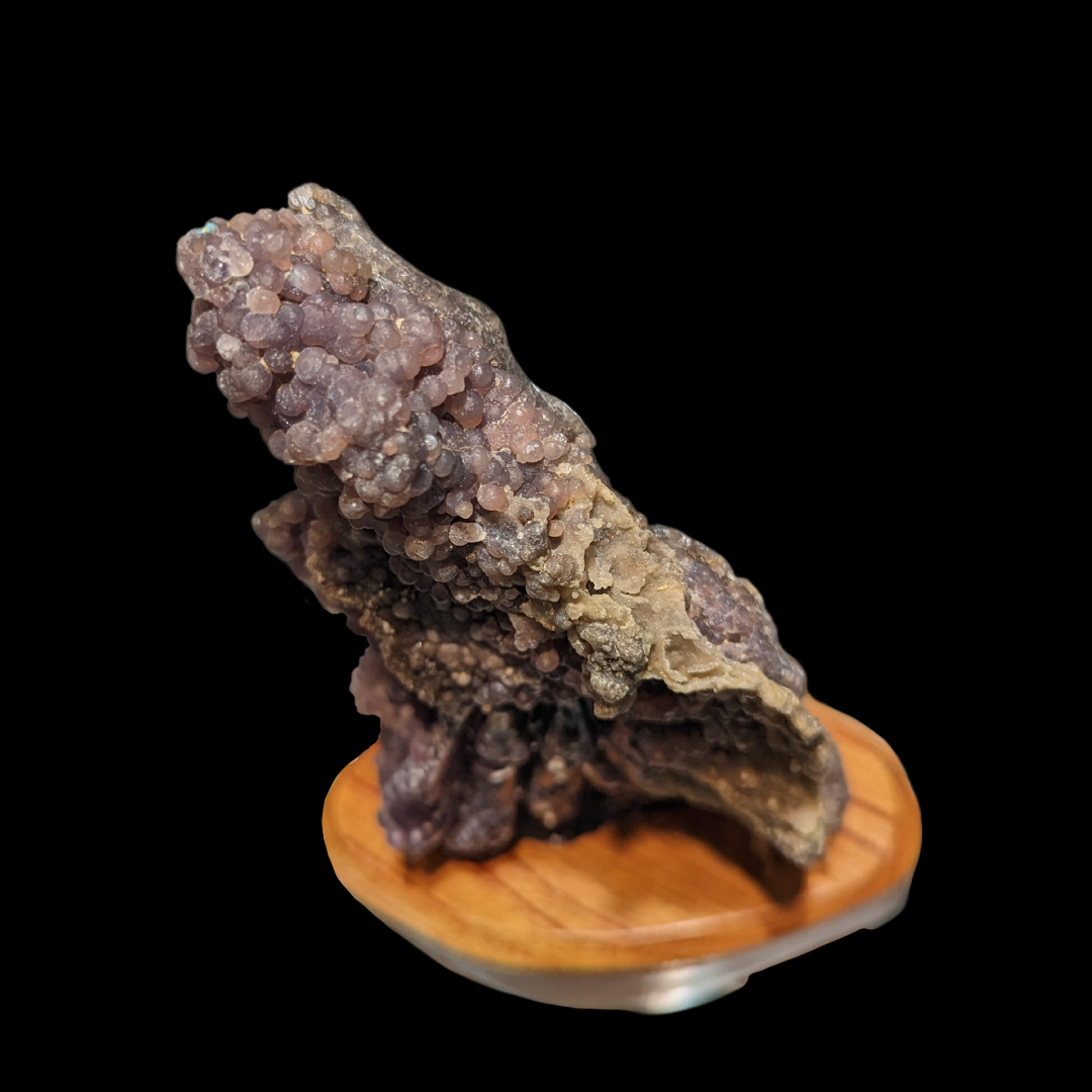 Grape Agate skull Carving