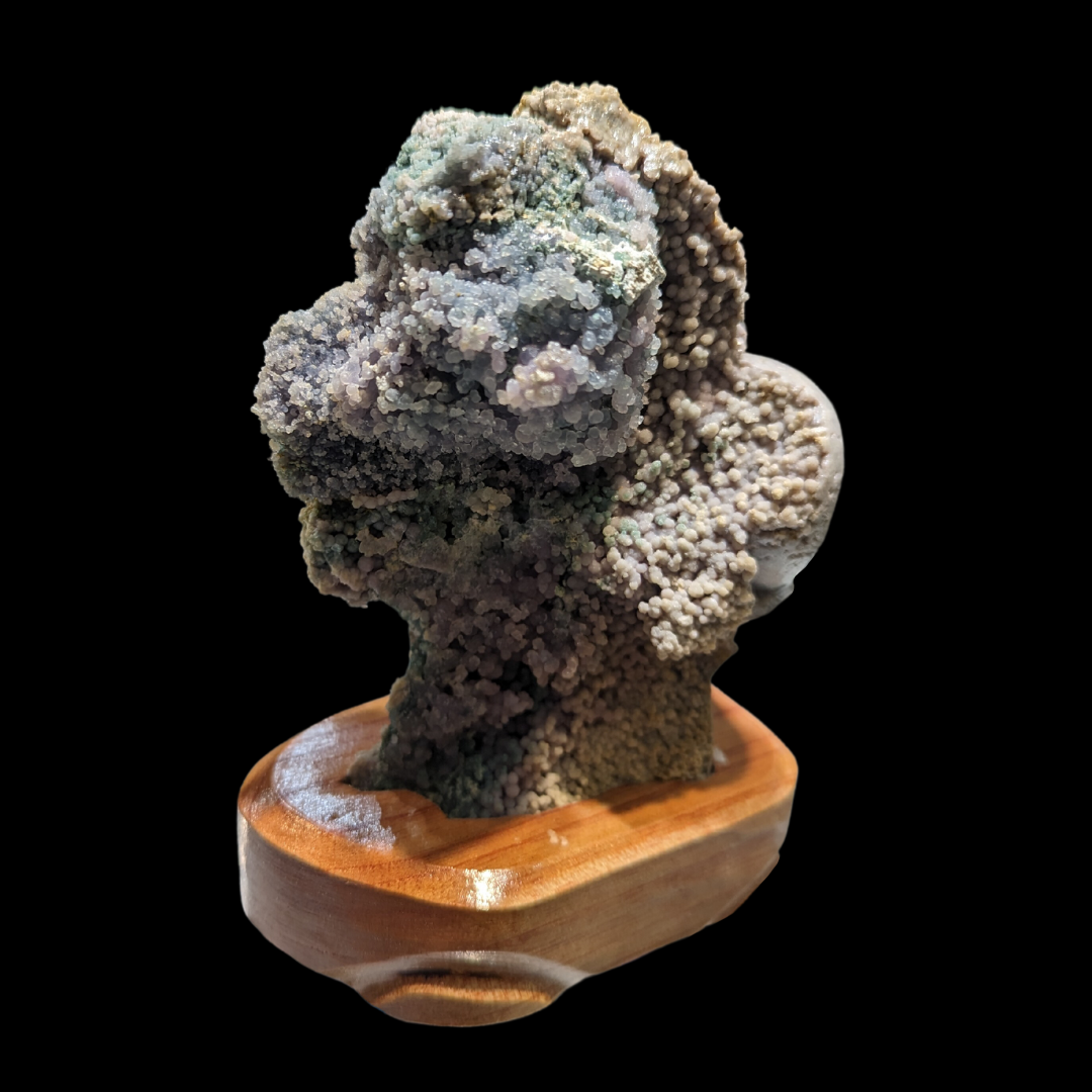 Grape Agate skull Carving