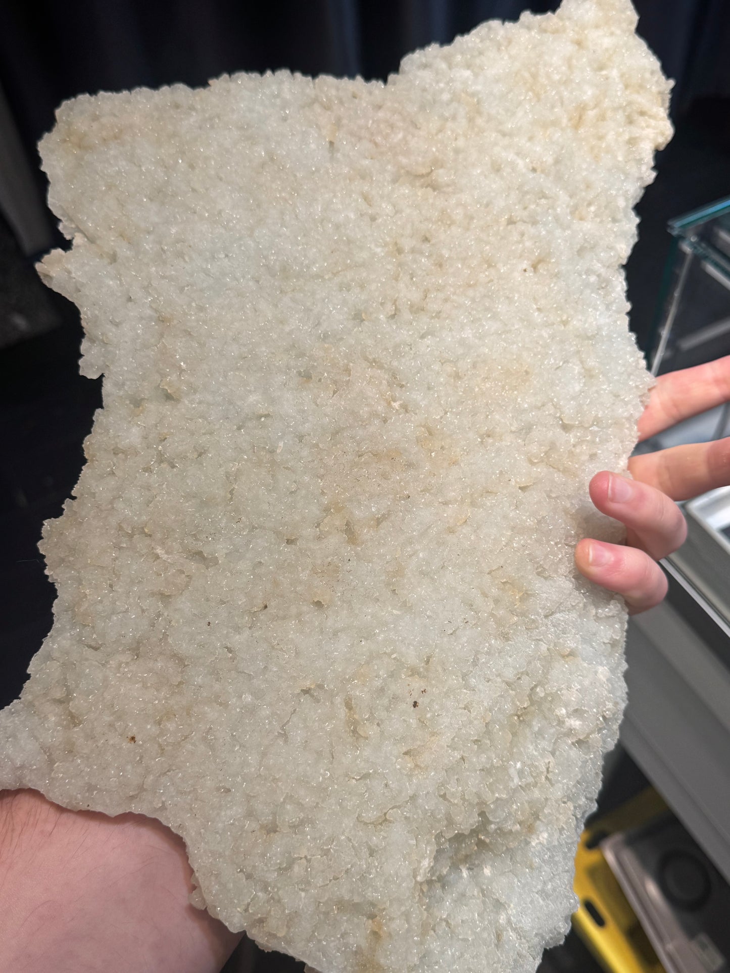 Prehnite After Laumontite pseudomorph