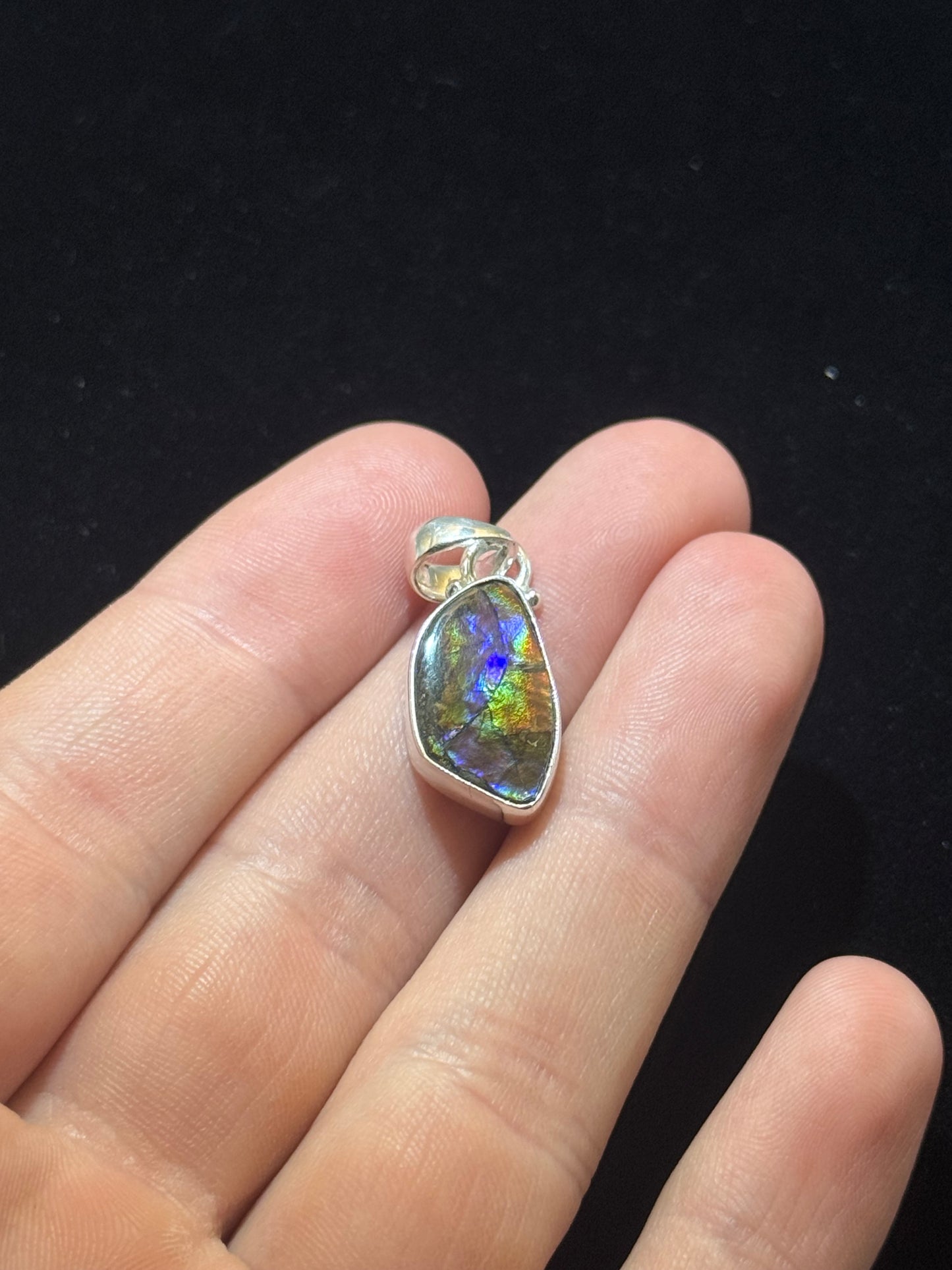 ammolite pendant