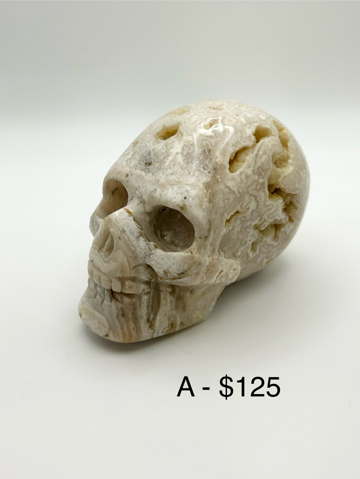 Crazy Lace Druzy Skull Heads