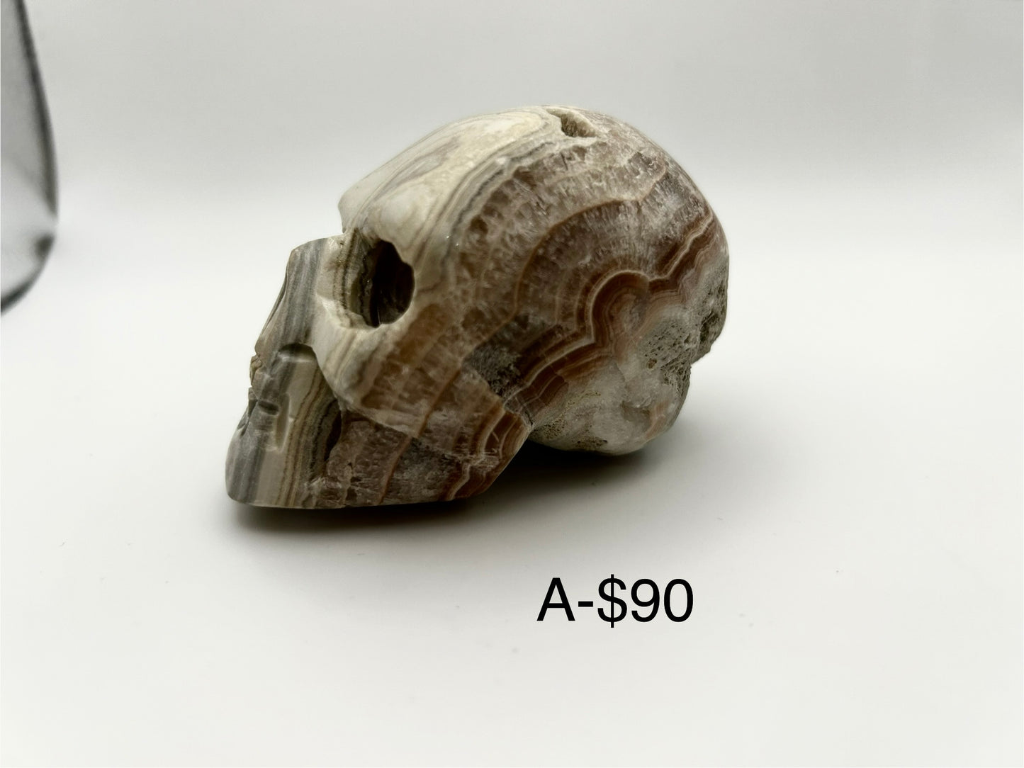 Rhodo Chrosite Skull Head