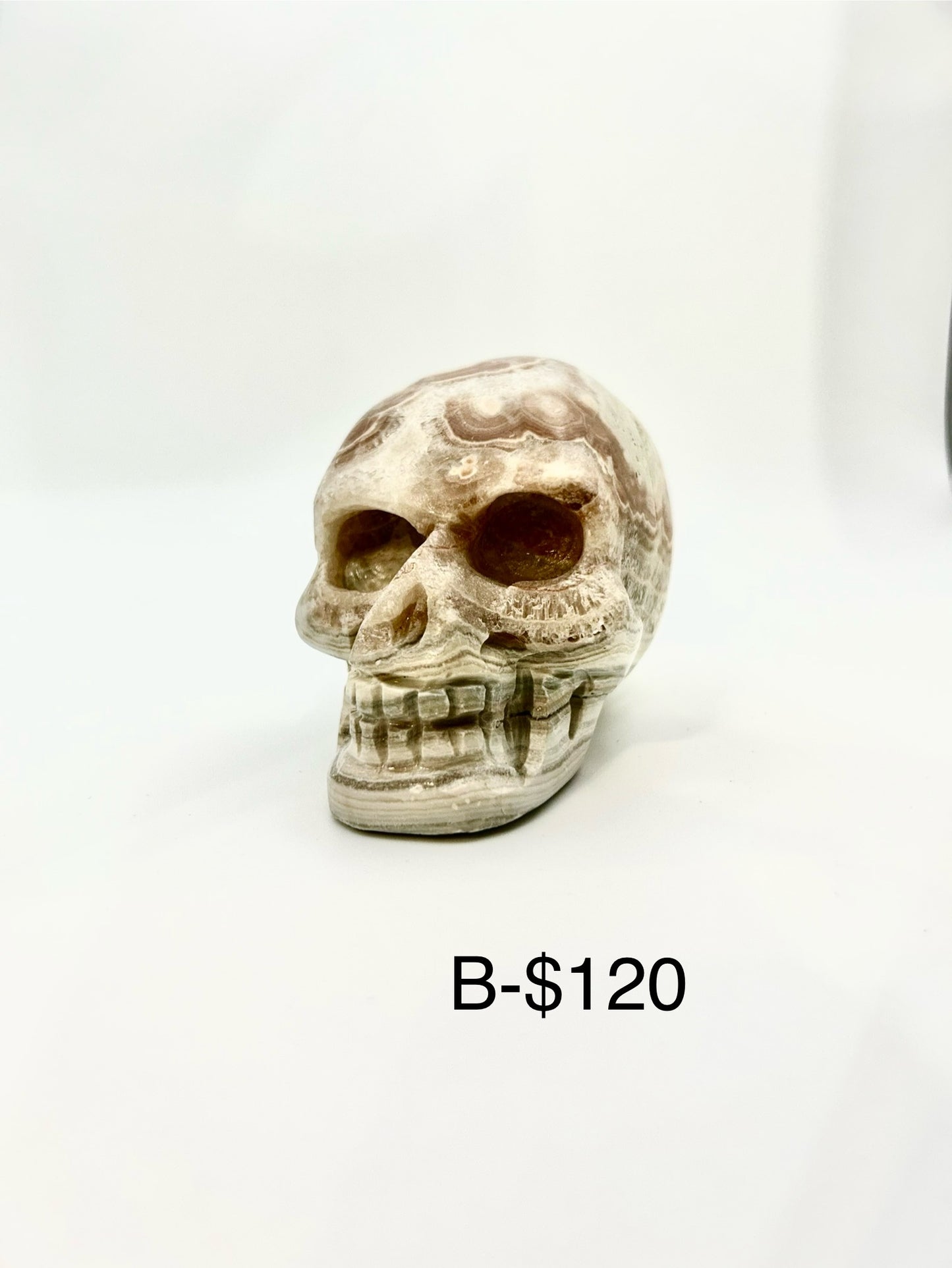 Rhodo Chrosite Skull Head