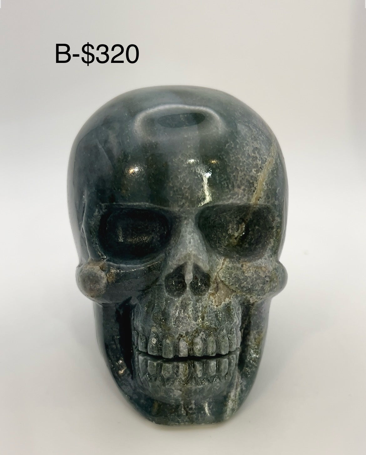 Grape Agate Skull Heads