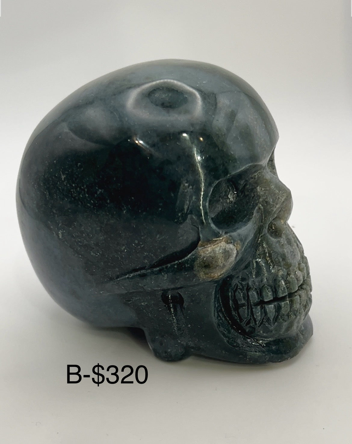 Grape Agate Skull Heads