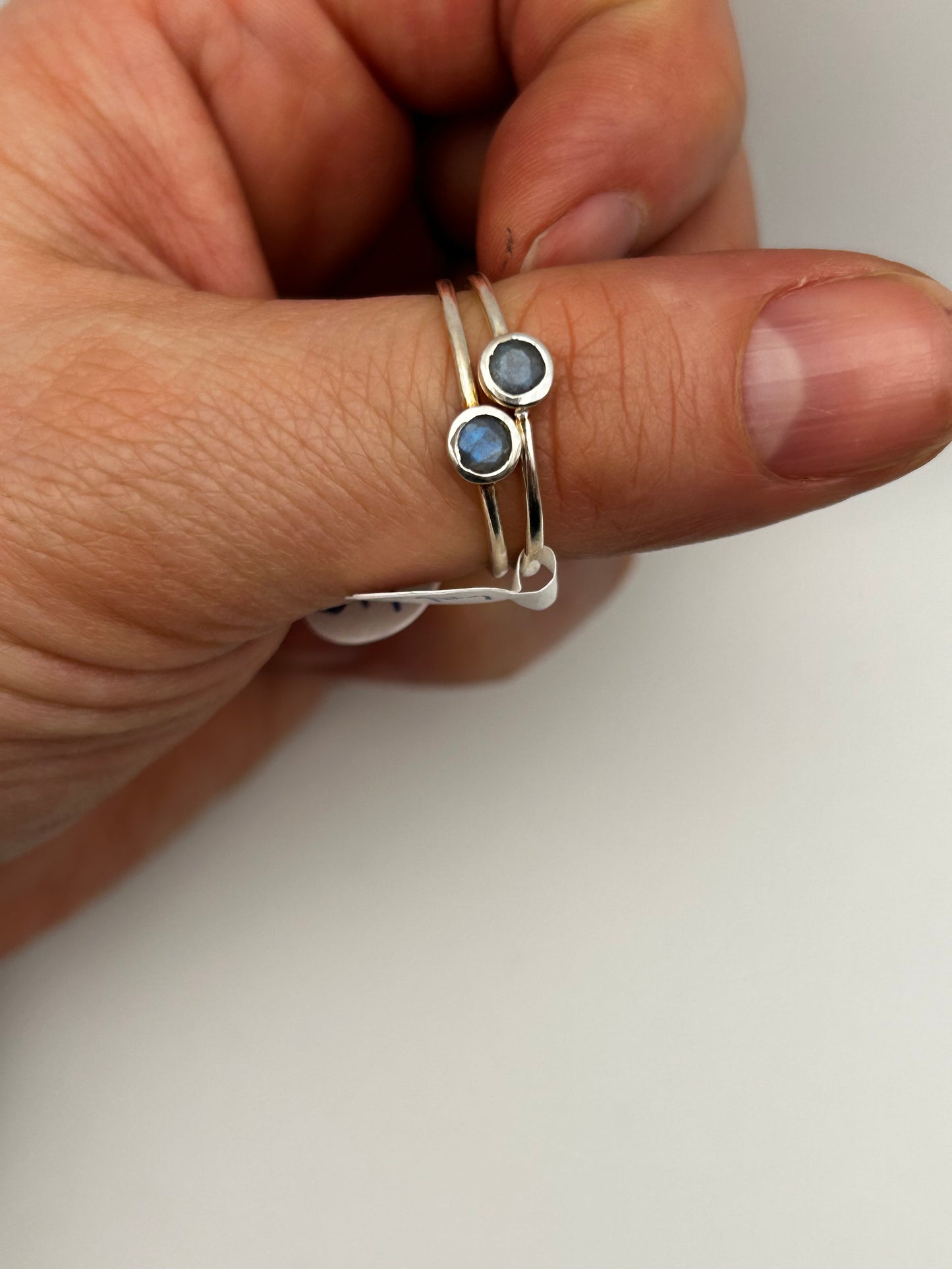 Delicate Labradorite Ring