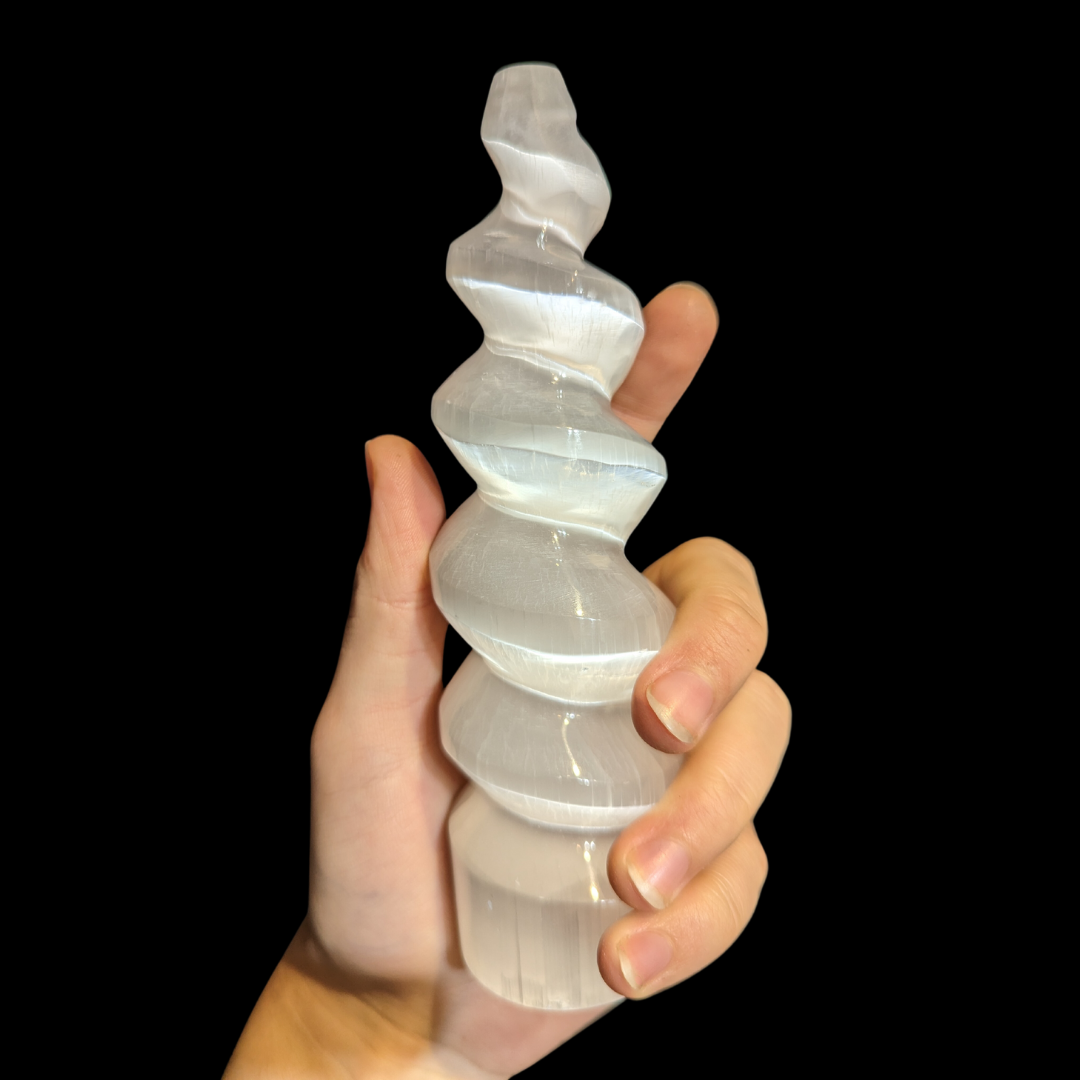 Selenite Spiral Tower