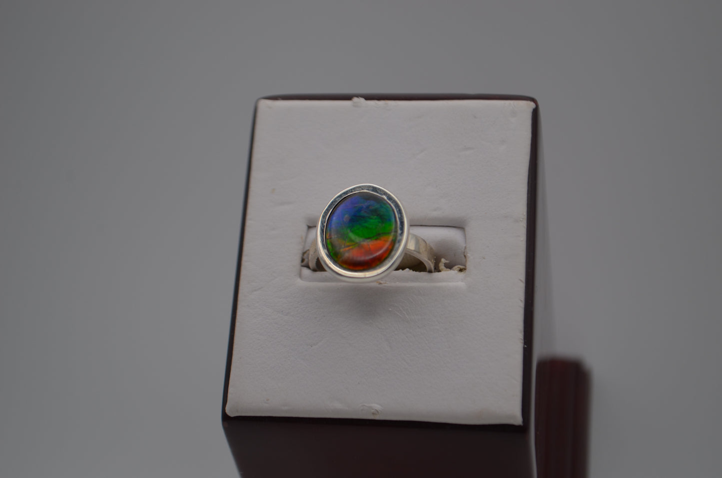 ammolite ring