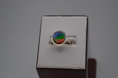 ammolite ring
