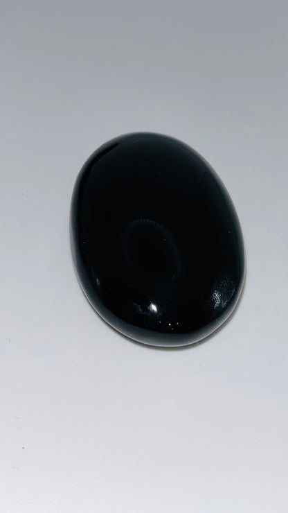 Black Obsidian was palm stone