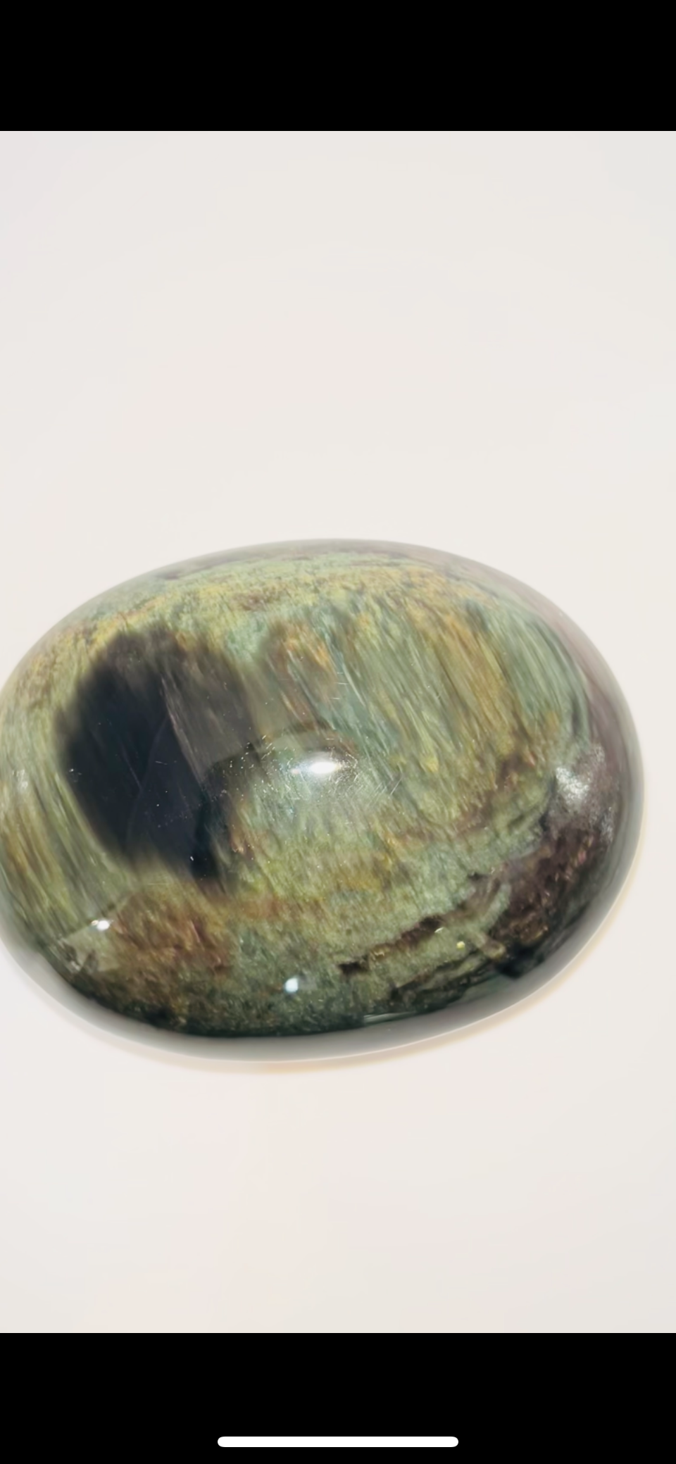 Rainbow Obsidian Palm Stone 245g Large