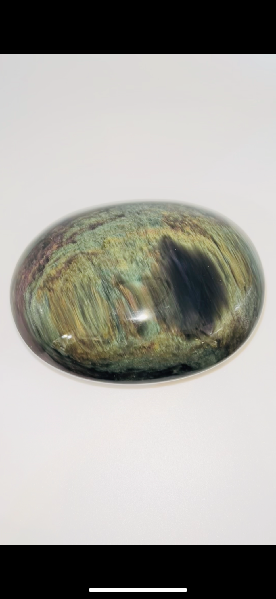 Rainbow Obsidian Palm Stone 245g Large