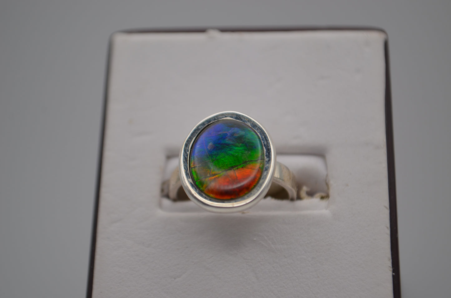 ammolite ring
