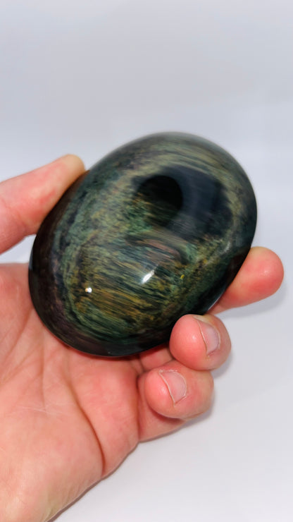 Rainbow Obsidian Palm Stone 245g Large