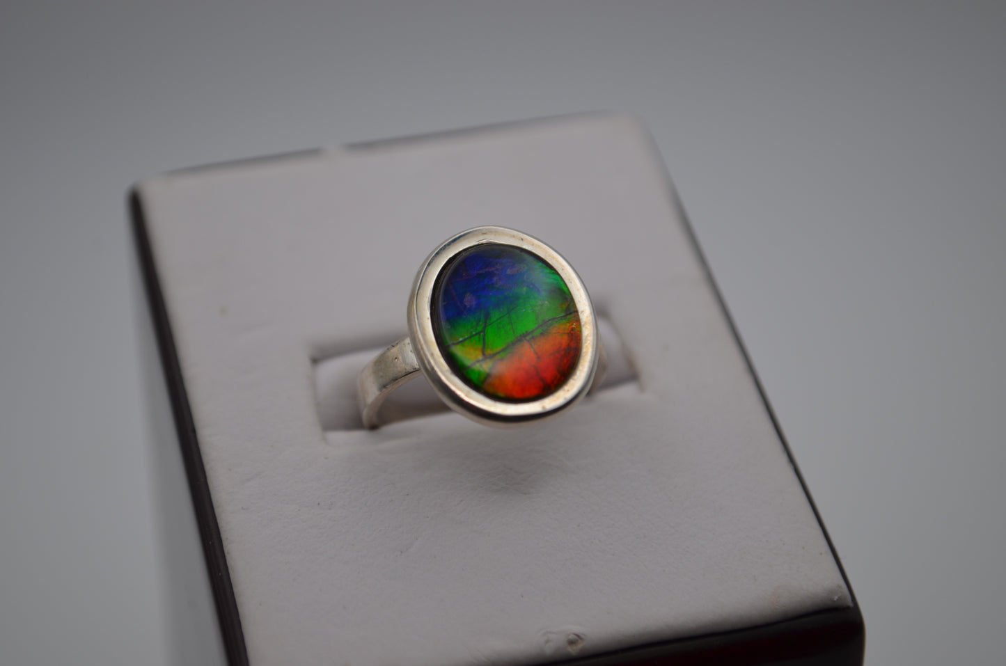 ammolite ring