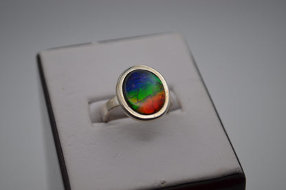 ammolite ring