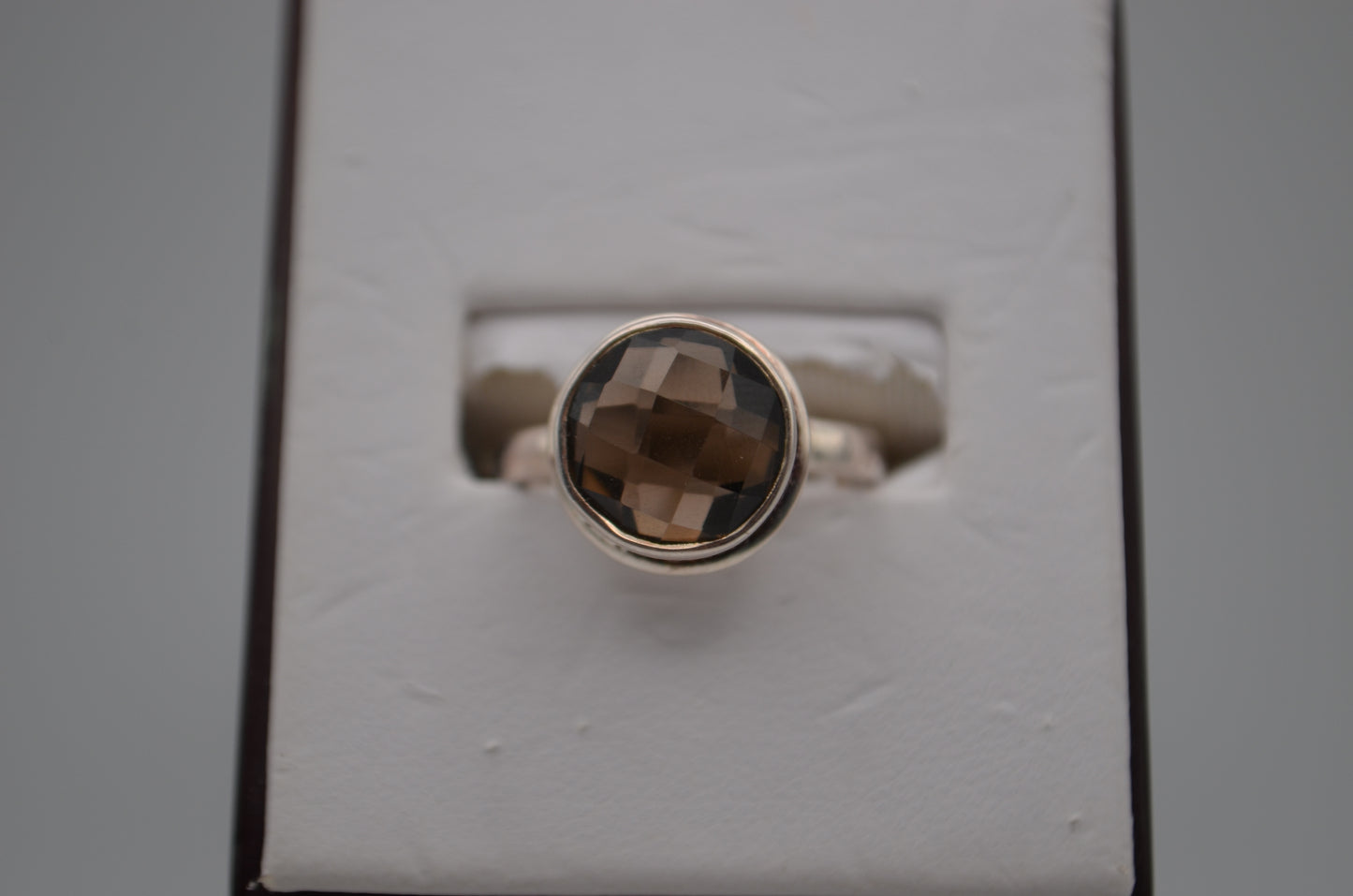 smokey quartz ring