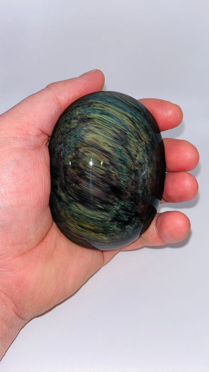 Rainbow Obsidian Palm Stone 245g Large