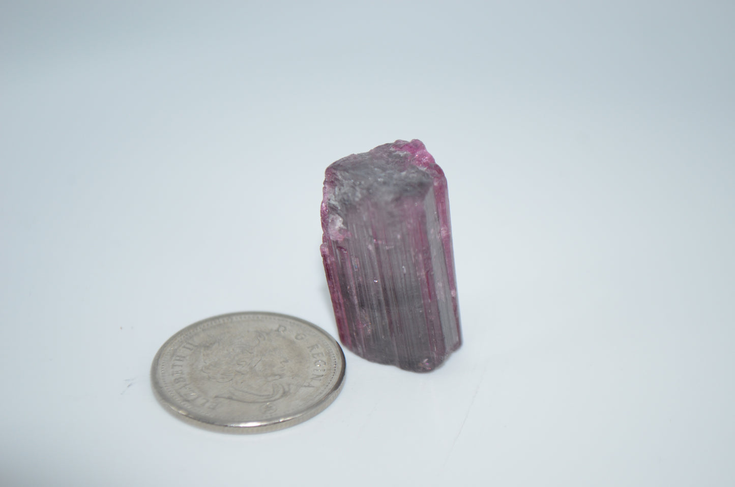 Purple tourmaline pillar