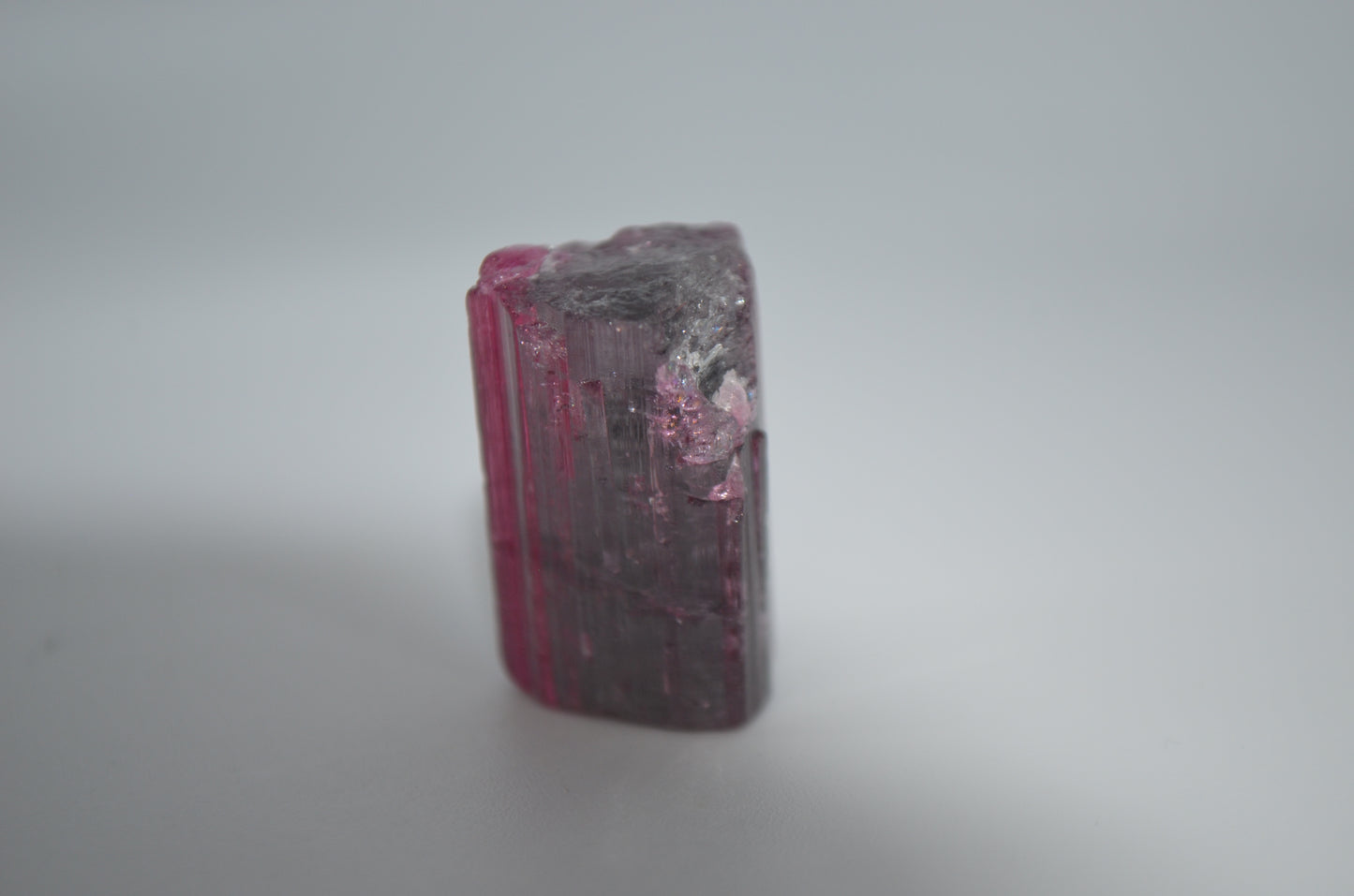 Purple tourmaline pillar