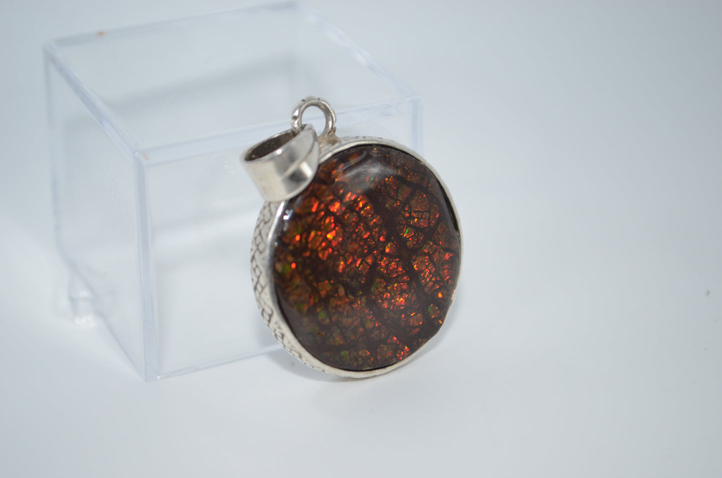 Ammolite pendant