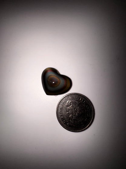 Rainbow Obsidian cabochons