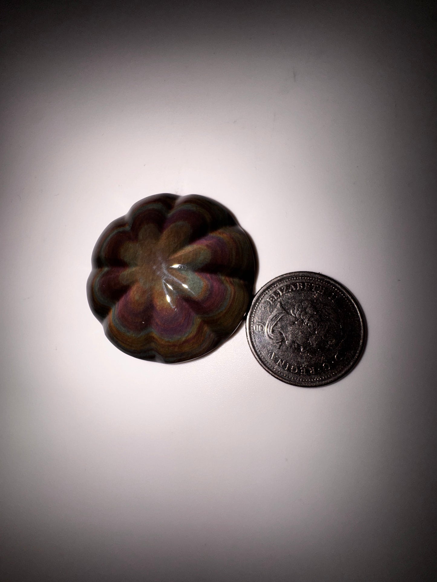 Rainbow Obsidian cabochons