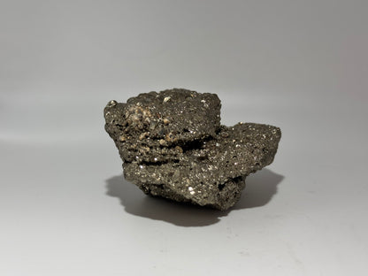 Iron pyrite crystals
