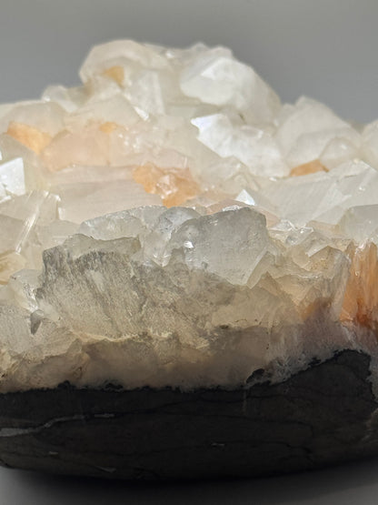 Large Apophyllite & Peach Calcite