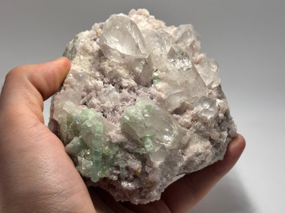 Tourmaline lepidolite and quartz