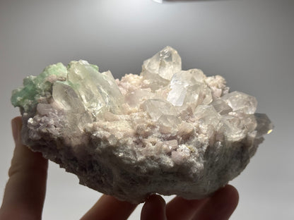 Tourmaline lepidolite and quartz