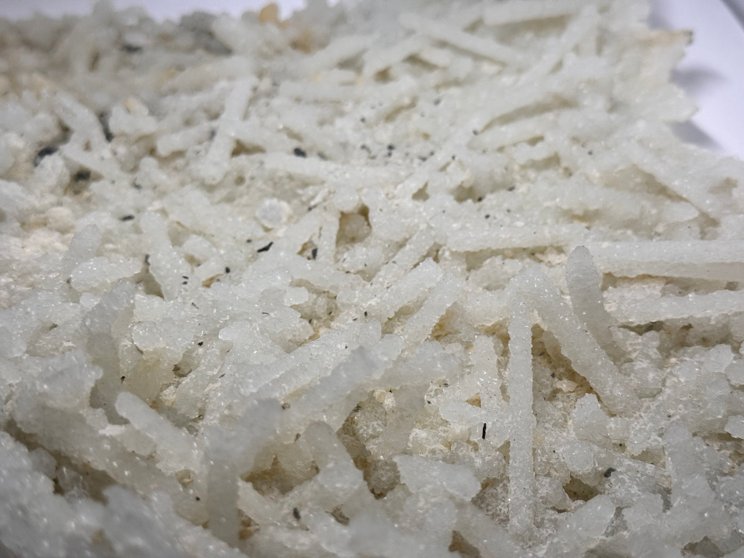 Prehnite After Laumontite pseudomorph