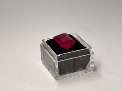 natural faceted ruby