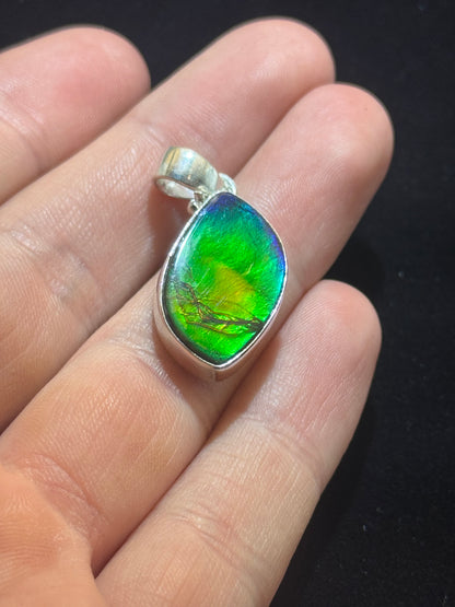 ammolite pendant