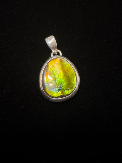 ammolite pendant