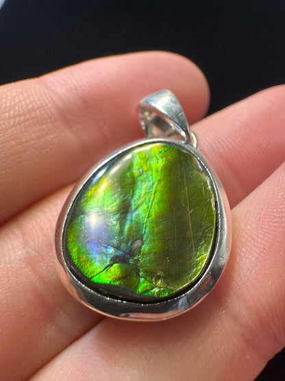 ammolite pendant