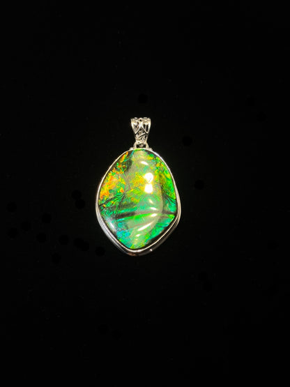 ammolite pendant
