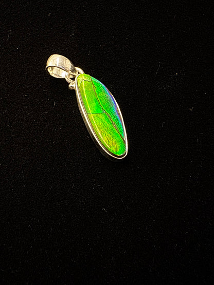 ammolite pendant
