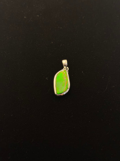 ammolite pendant