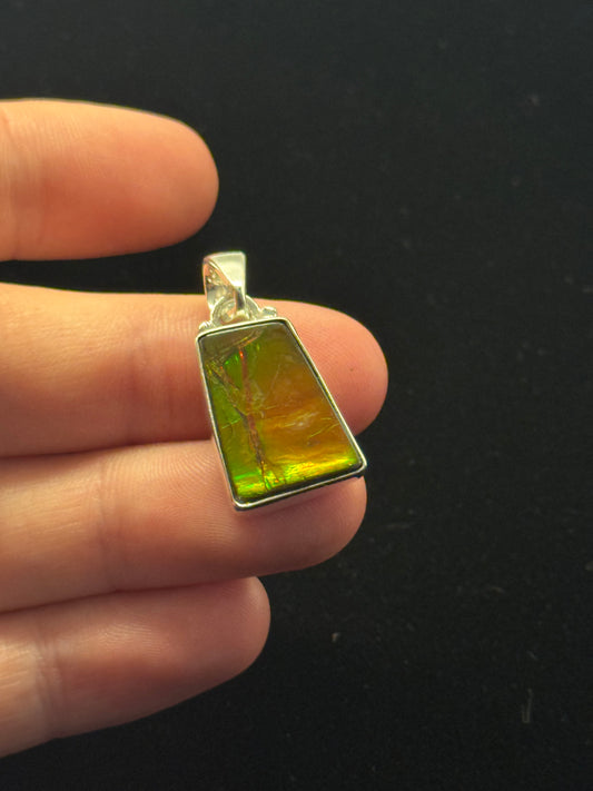 ammolite pendant