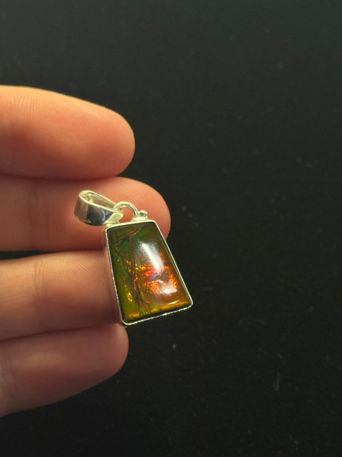 ammolite pendant
