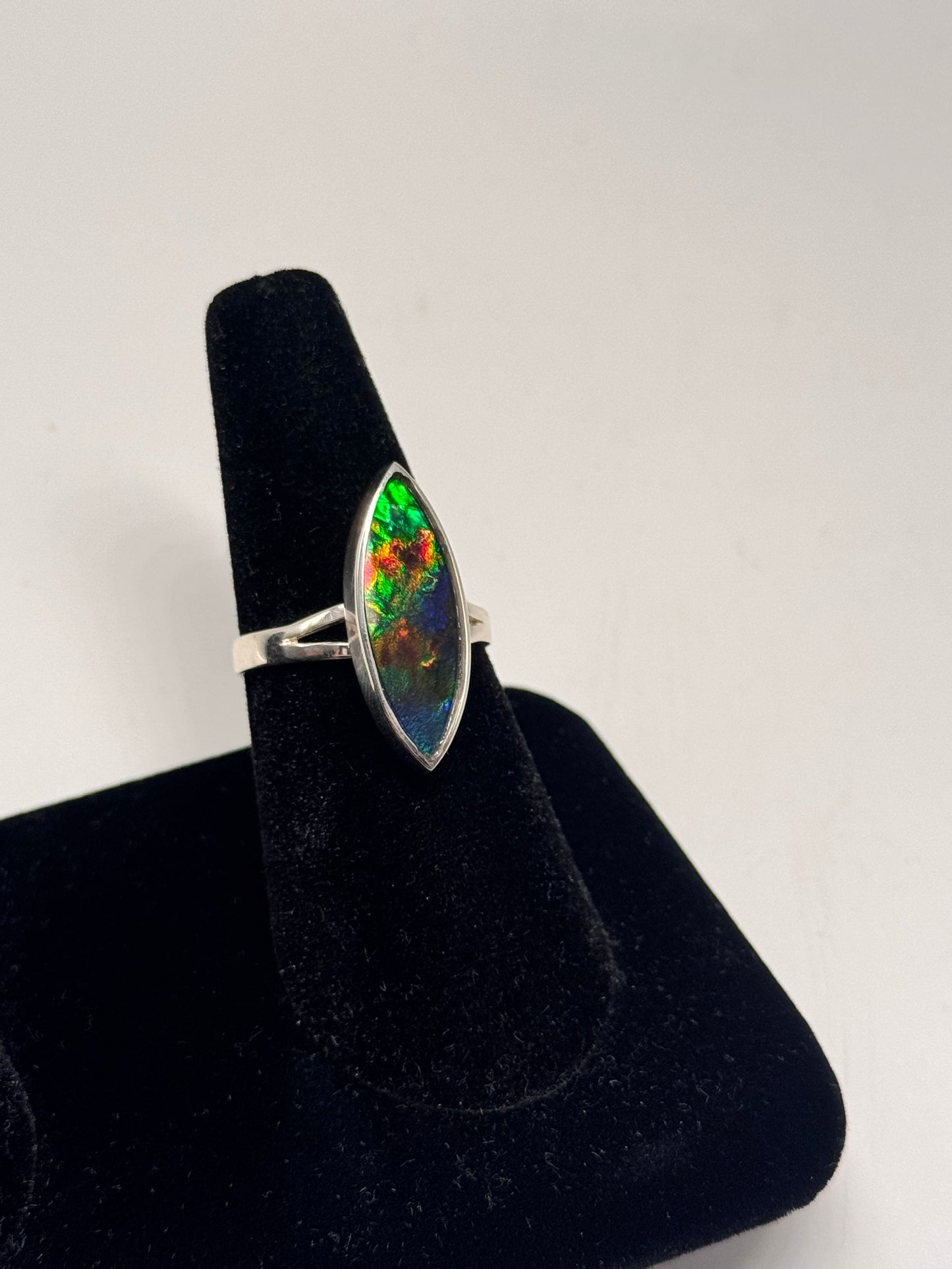 ammolite ring
