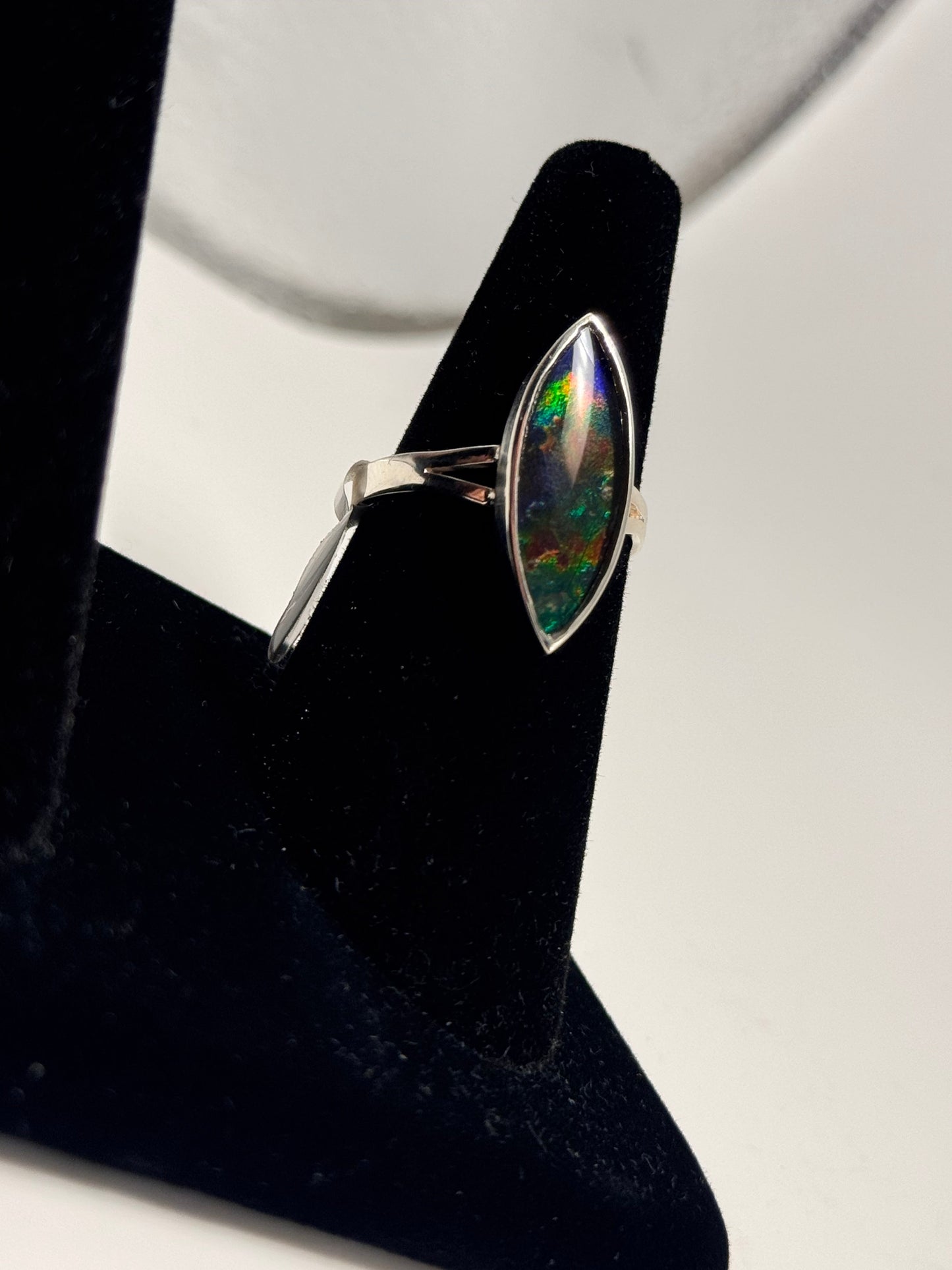 ammolite ring
