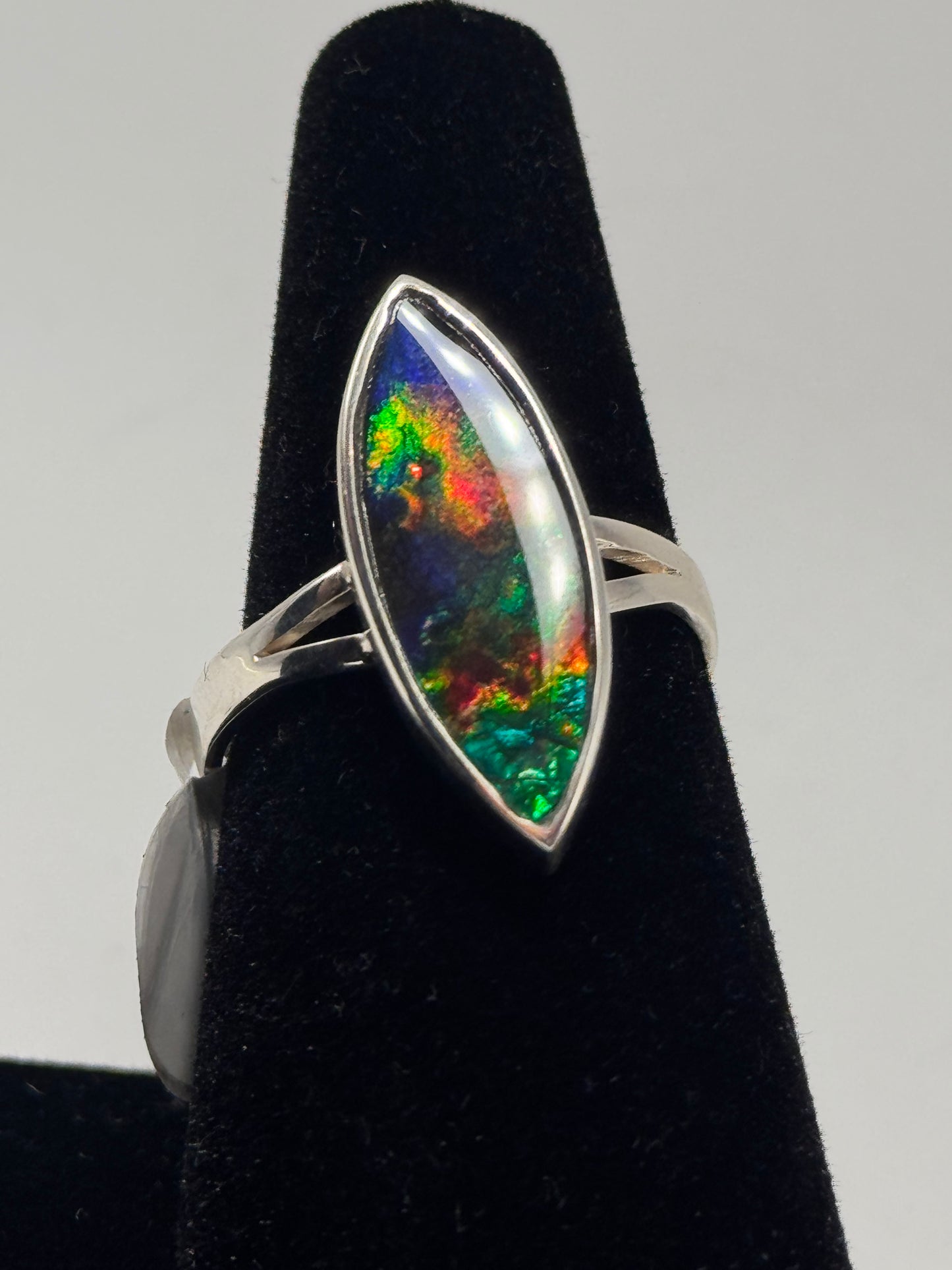 ammolite ring