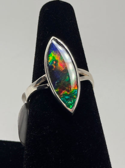 ammolite ring