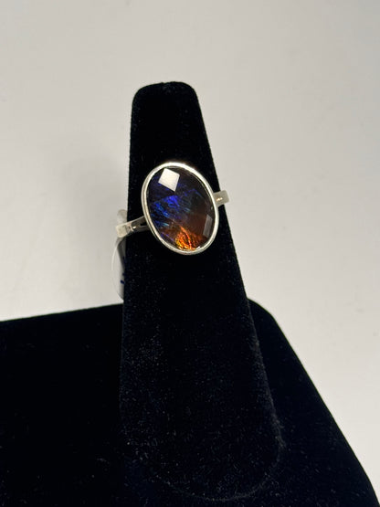 Ammolite ring