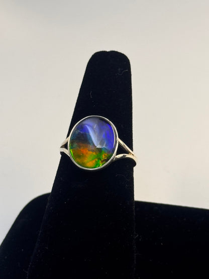 ammolite ring