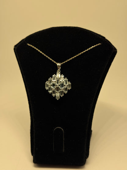 aqua marine pendant