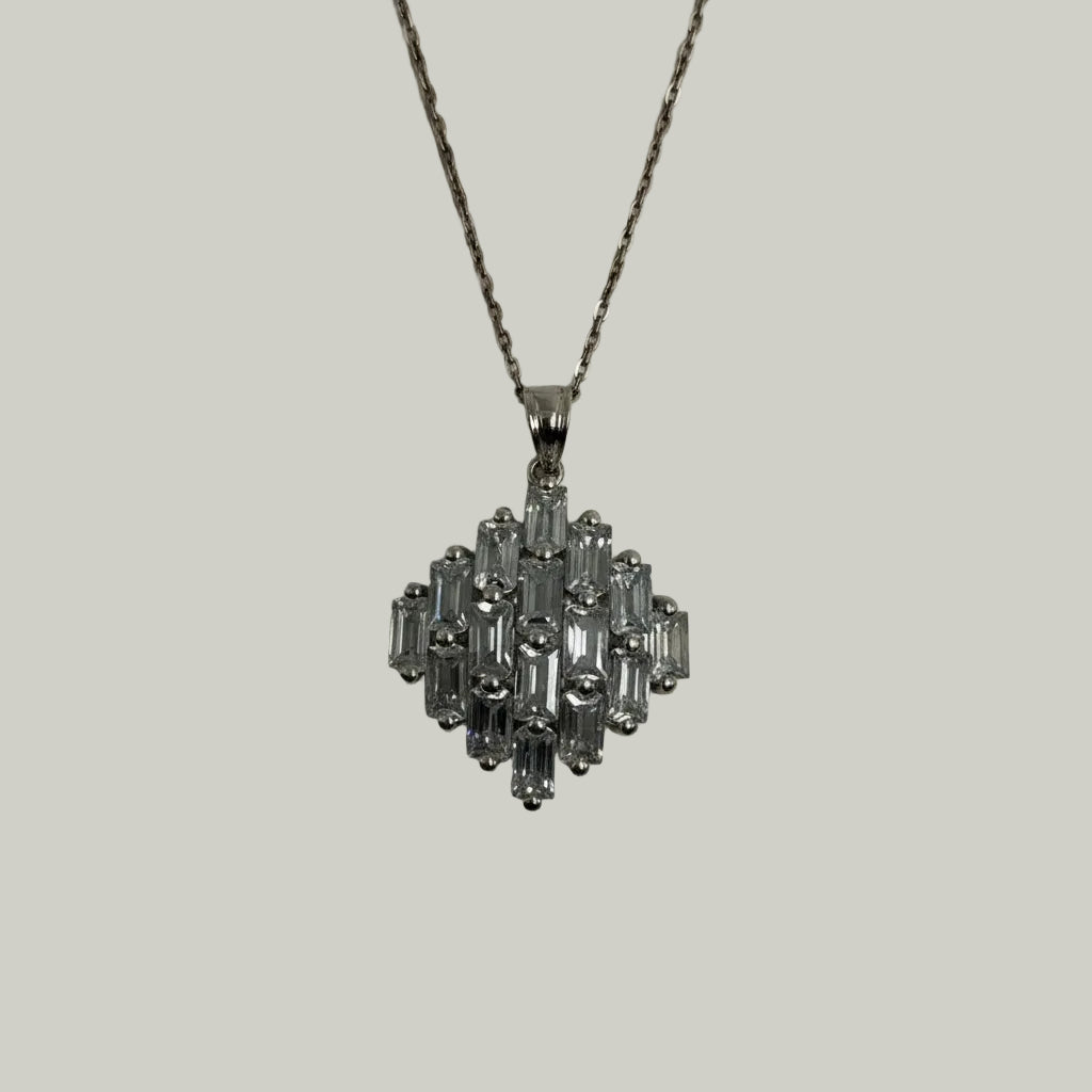 aqua marine pendant